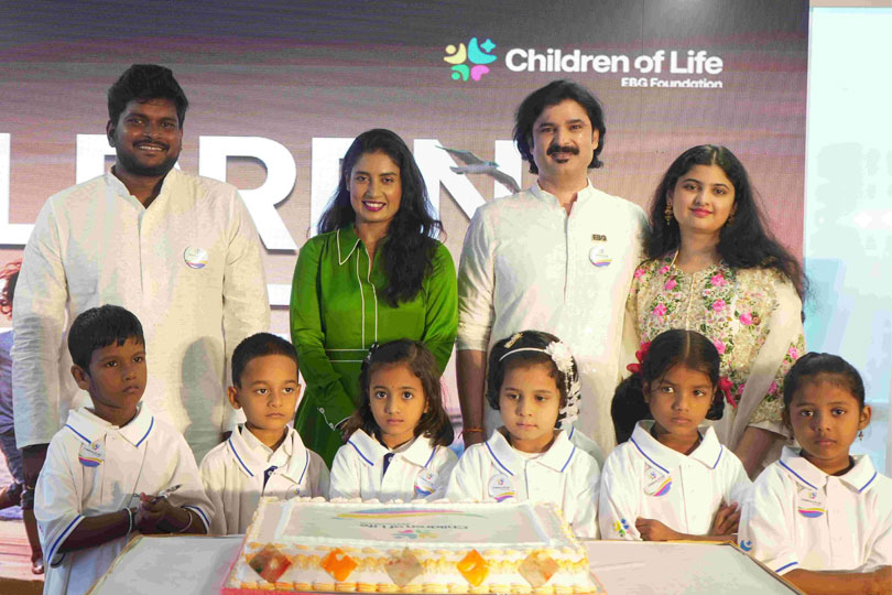 ഇബിജി ഗ്രൂപ്പിൻ്റെ  ചിൽഡ്രൻ ഓഫ് ലൈഫ്  ദൗത്യത്തിന് തുടക്കമായി; കേരളത്തിൽ തിരുവനന്തപുരത്ത്  